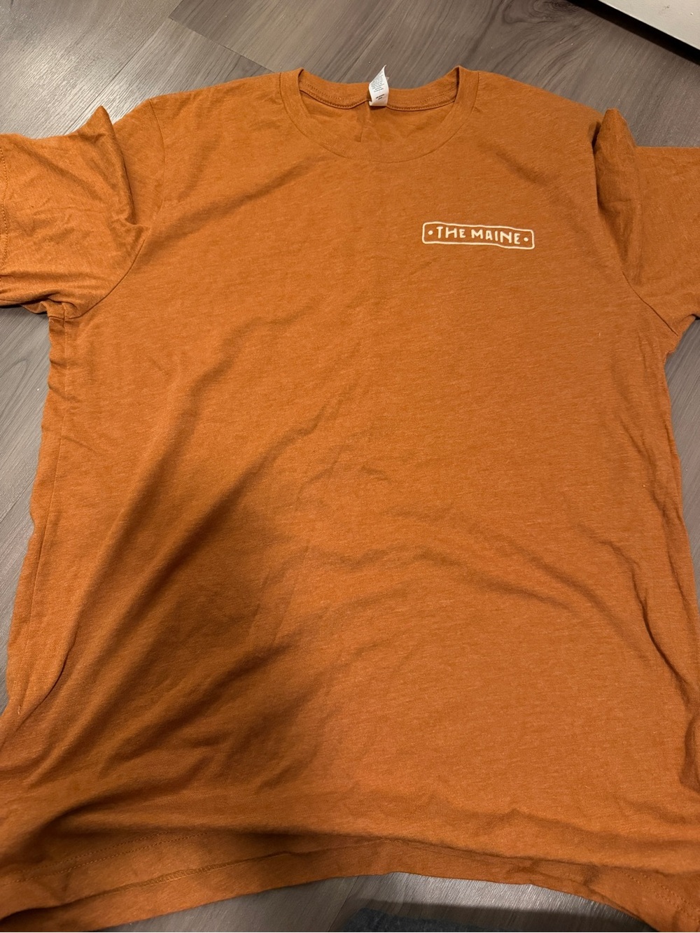 Logo Short-Sleeve T-Shirt — Rust Orange the Maine band